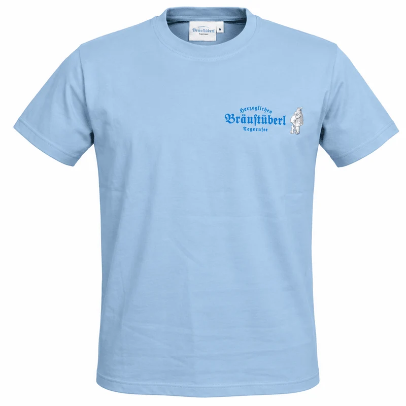 T-Shirt "Bräustüberl" hellblau