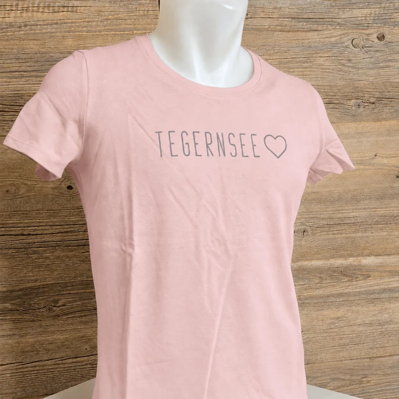 Damen T-Shirt Tegernsee HERZ PINK