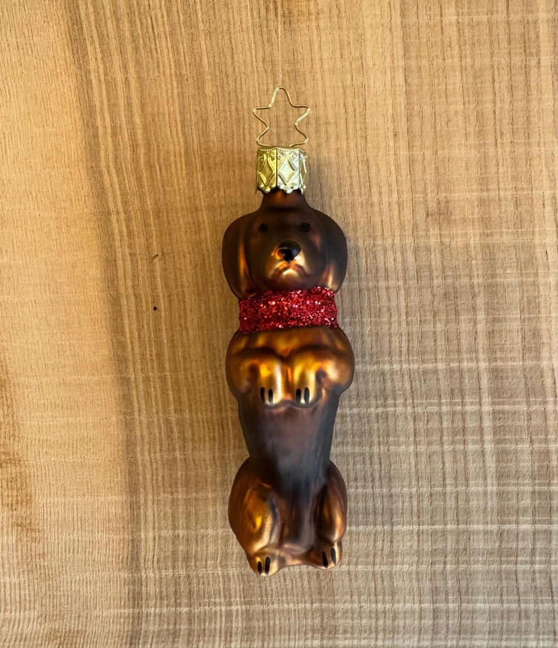 "Dackel" Weihnachtsanhänger