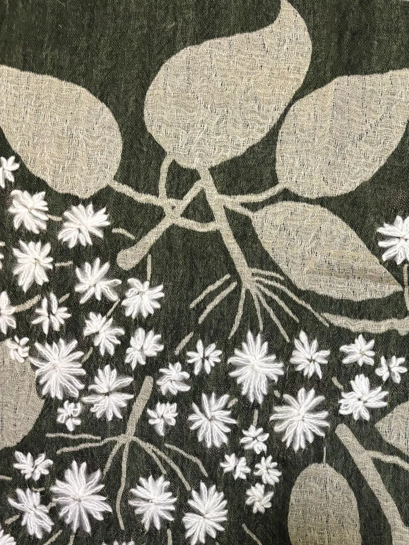 Palombina Trachtentuch Giulia grün 70x195cm