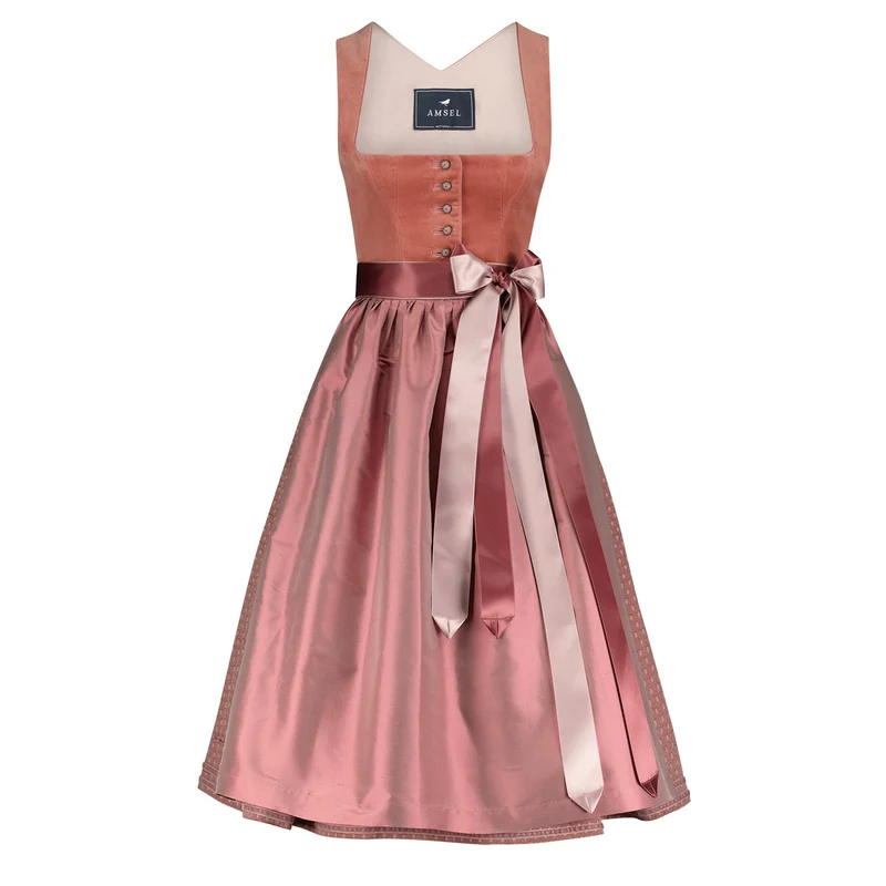 Samtdirndl Mara Peach