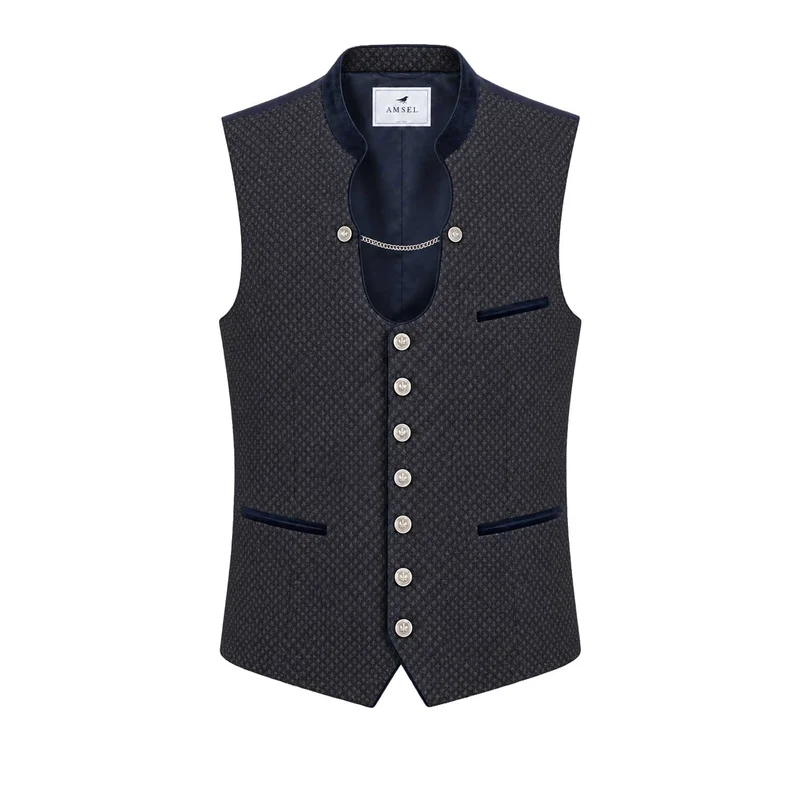 Trachtenweste Alois Dark Navy