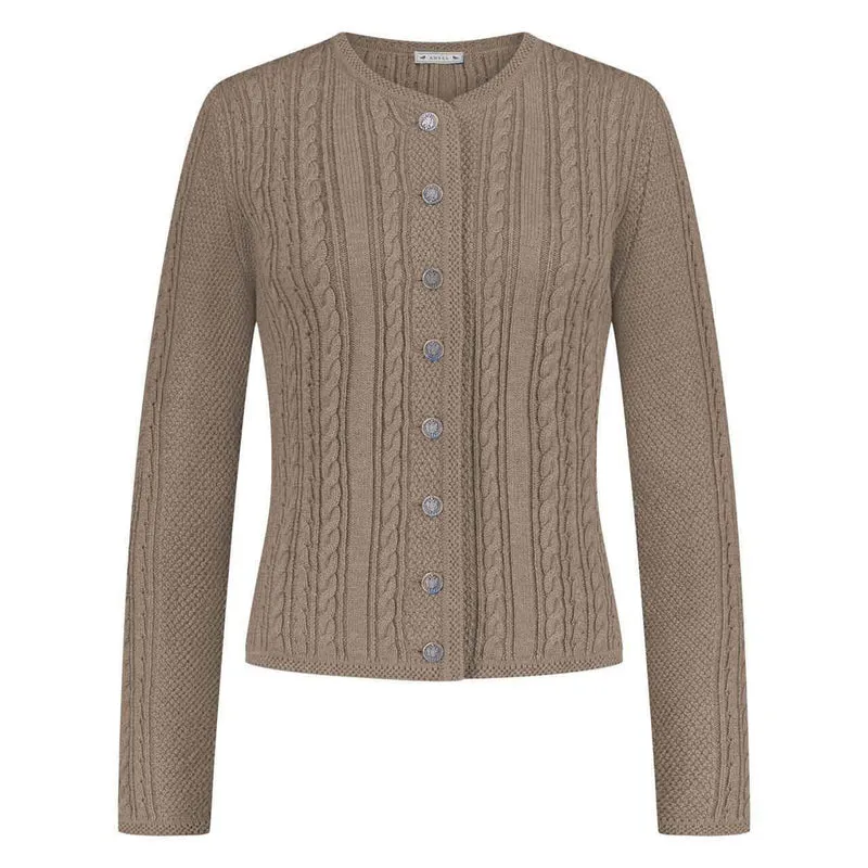 Strickjacke Loren Taupe