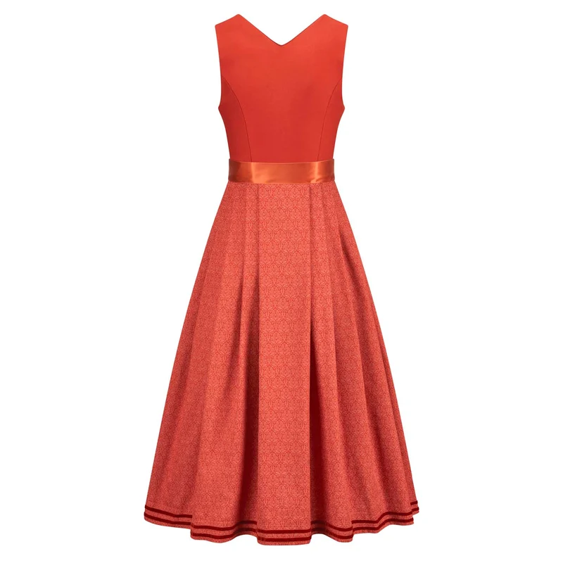 Dirndl Maya Orange (lang)