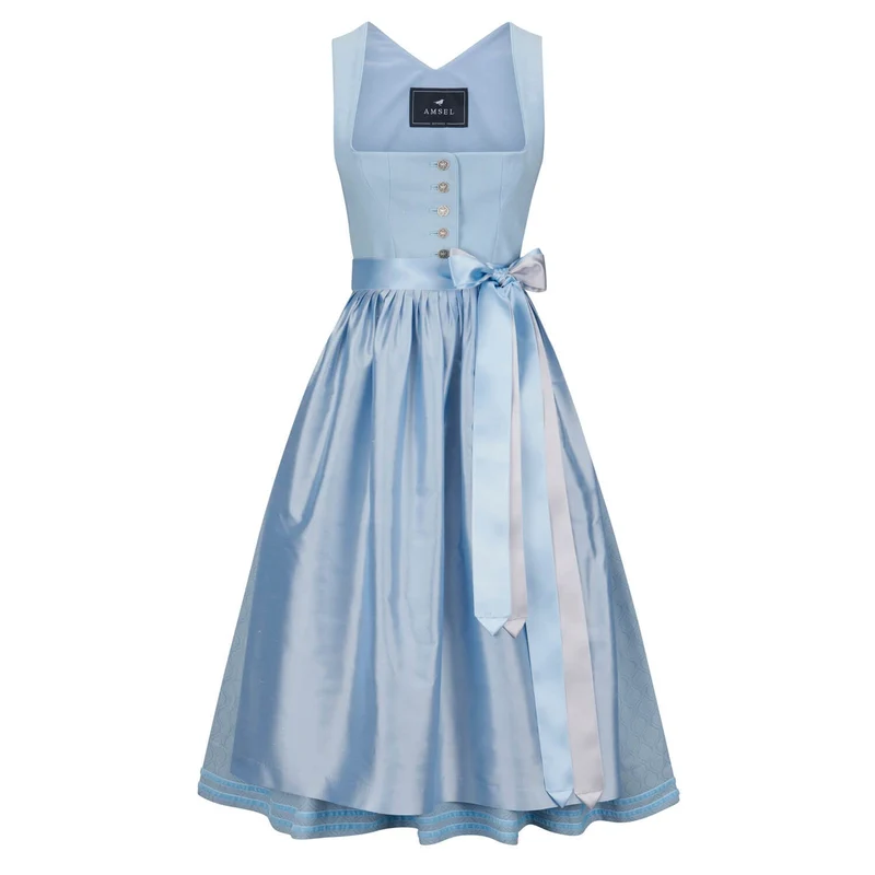Leinendirndl Nele Hellblau