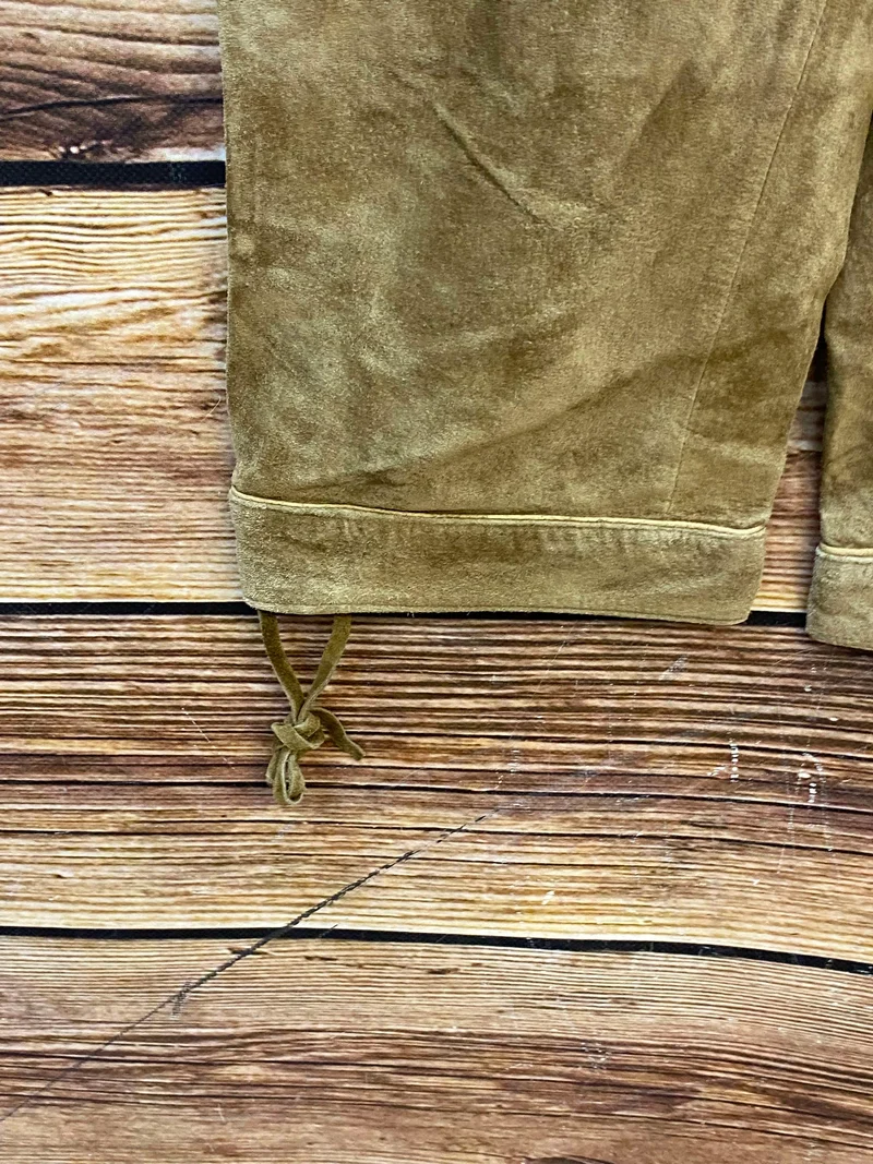 Damen Trachtenlederhose 3/4 Vintage Gr. 40 Landhaus