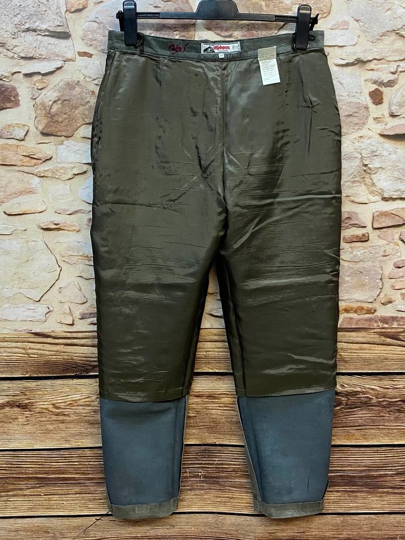 Damen Trachtenlederhose Vintage Gr. 44 Olivgrün