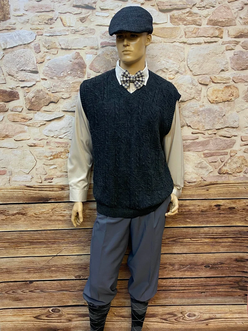 20er Jahre Herren Outfit mit Knickerbocker Gr. 56/58