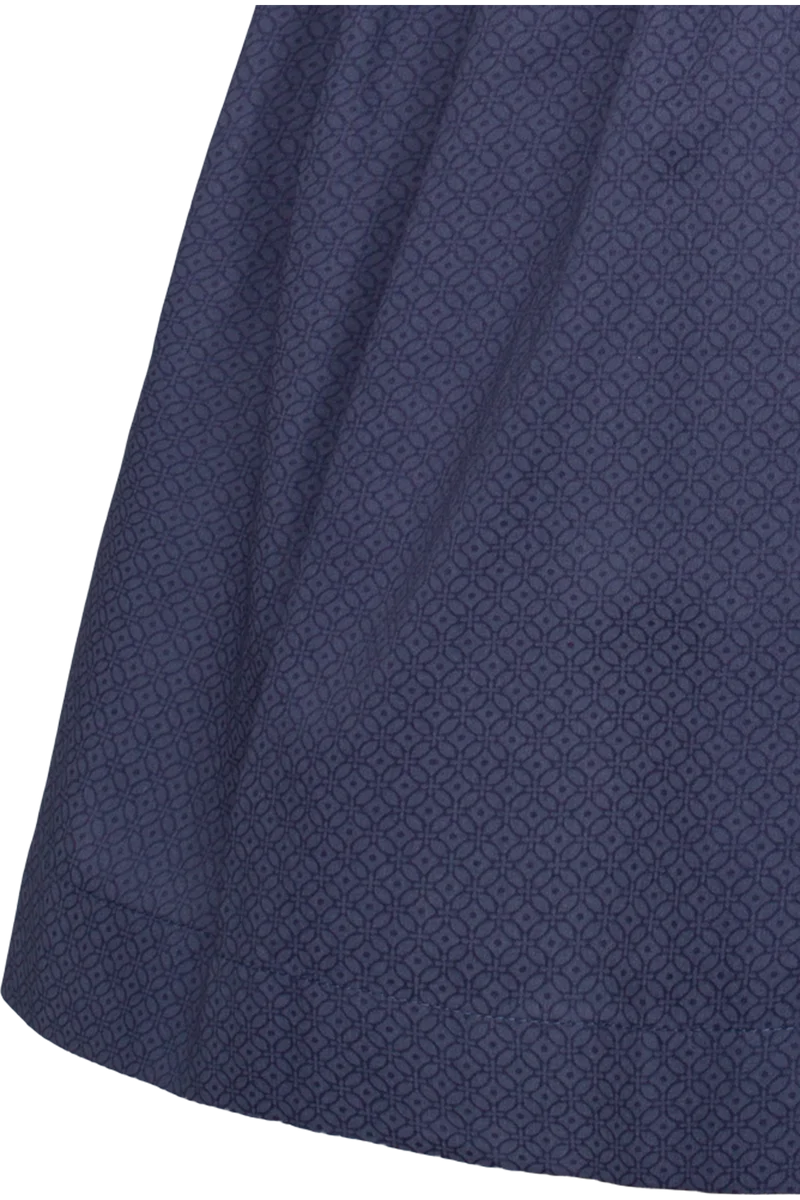 Kinderdirndl mit Veloursoberteil und Flügelärmel - taubenblau