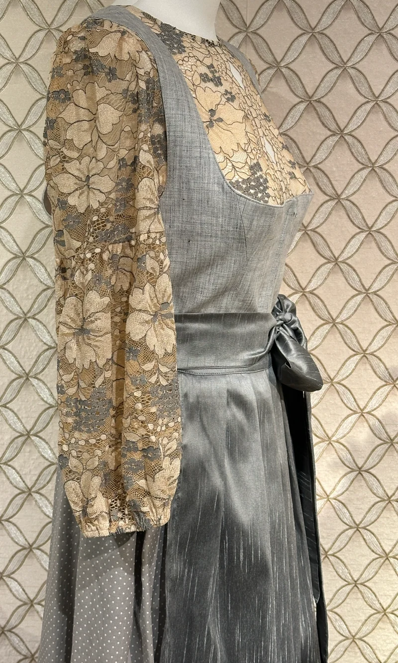 Dirndl Kaiserjäger hellgrau 70cm