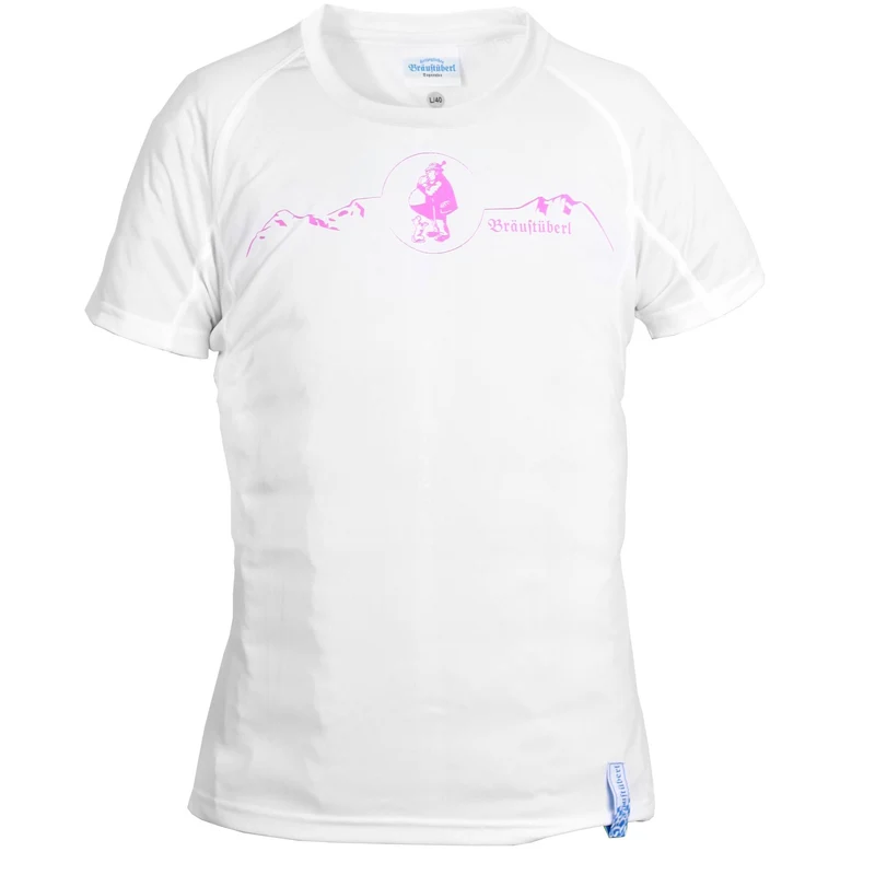 Damen Funktionsshirt (weiß-pink)