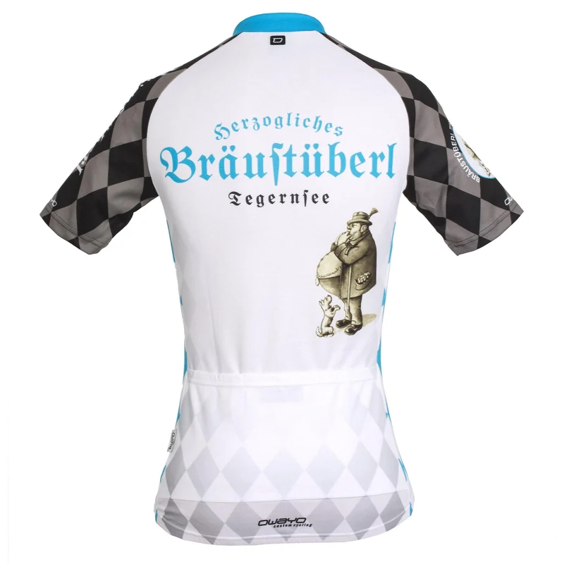 Fahrradtrikot "Bräustüberl" weiß