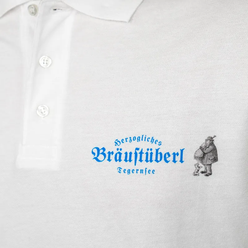 Poloshirt "Bräustüberl" weiß