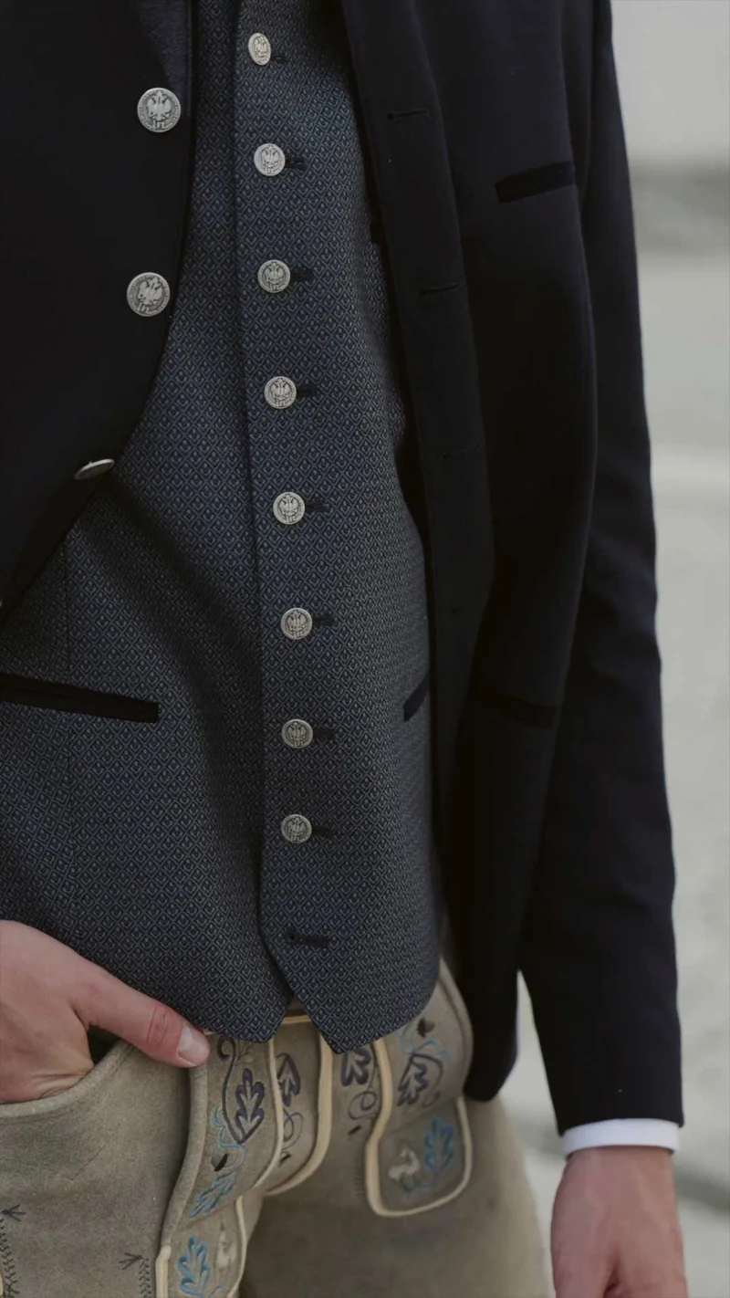 Trachtenweste Anselm Denim
