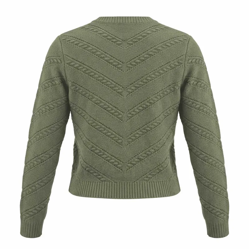 Strickjacke Lucy Salbei
