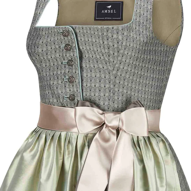 Dirndl Frida Salbei (Midi)
