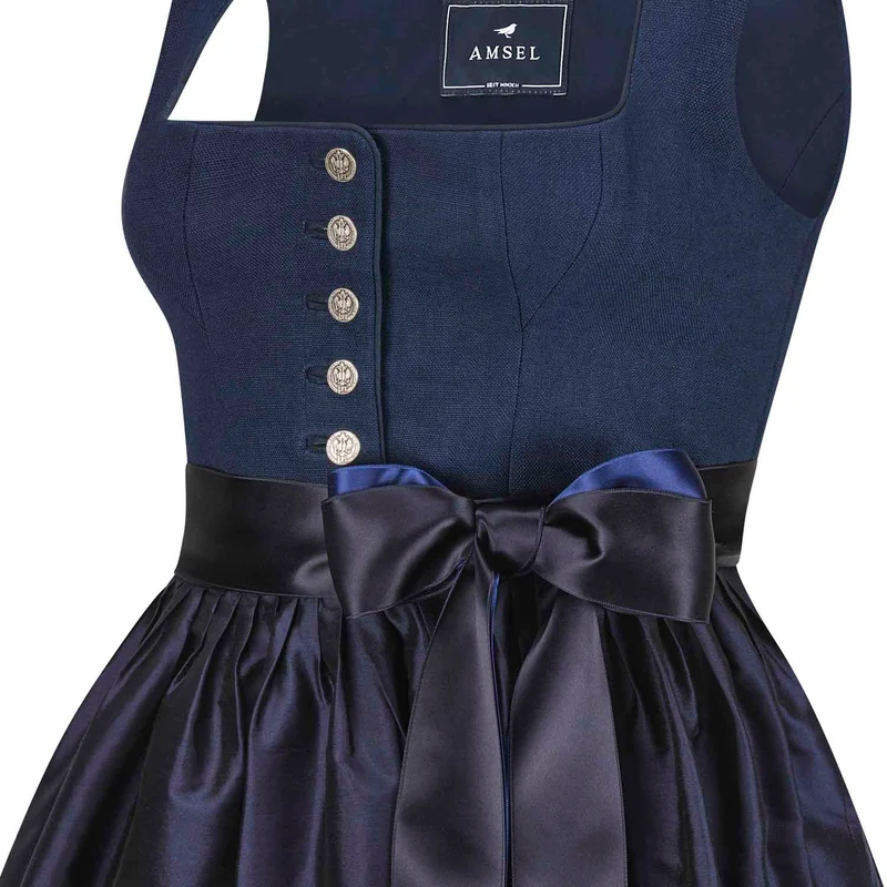 Leinendirndl Irmi Navy (lang)