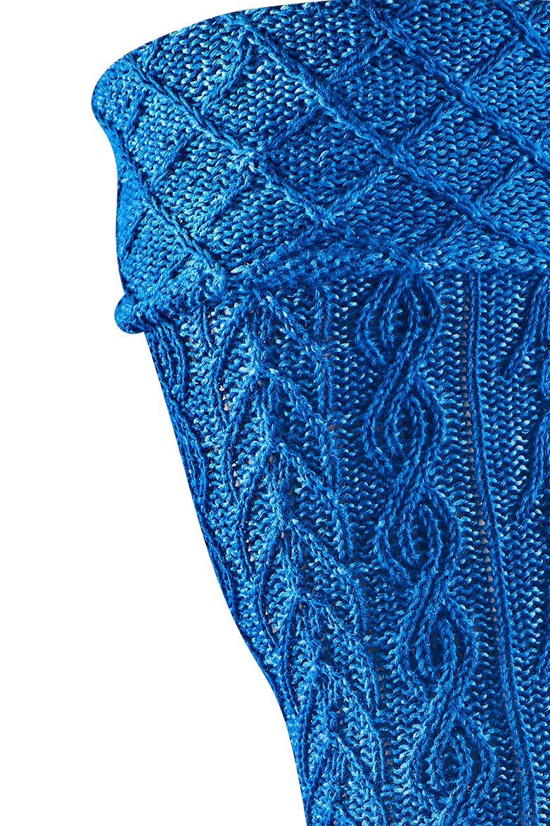 Blaudruck-Stutzen