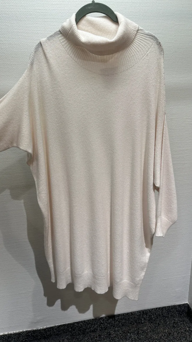 Kleid Strick V Milano creme