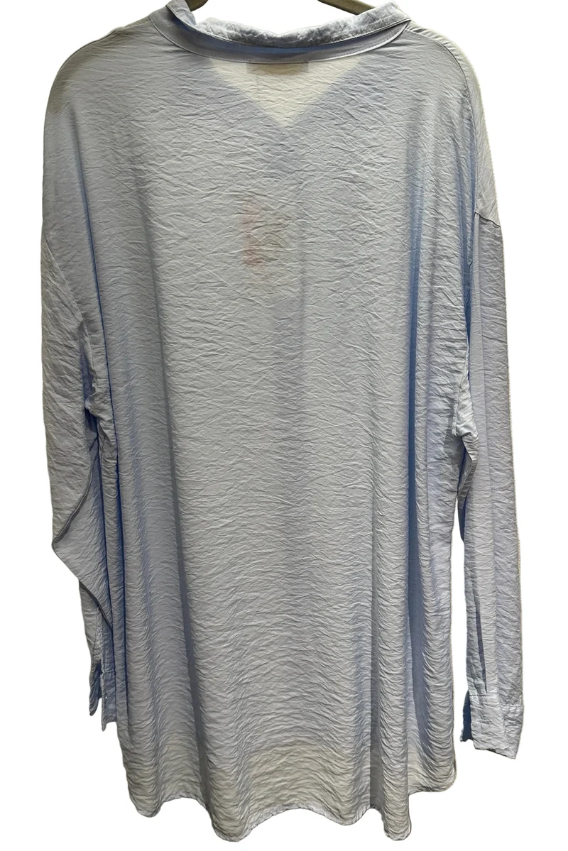 Bluse V Milano hellblau