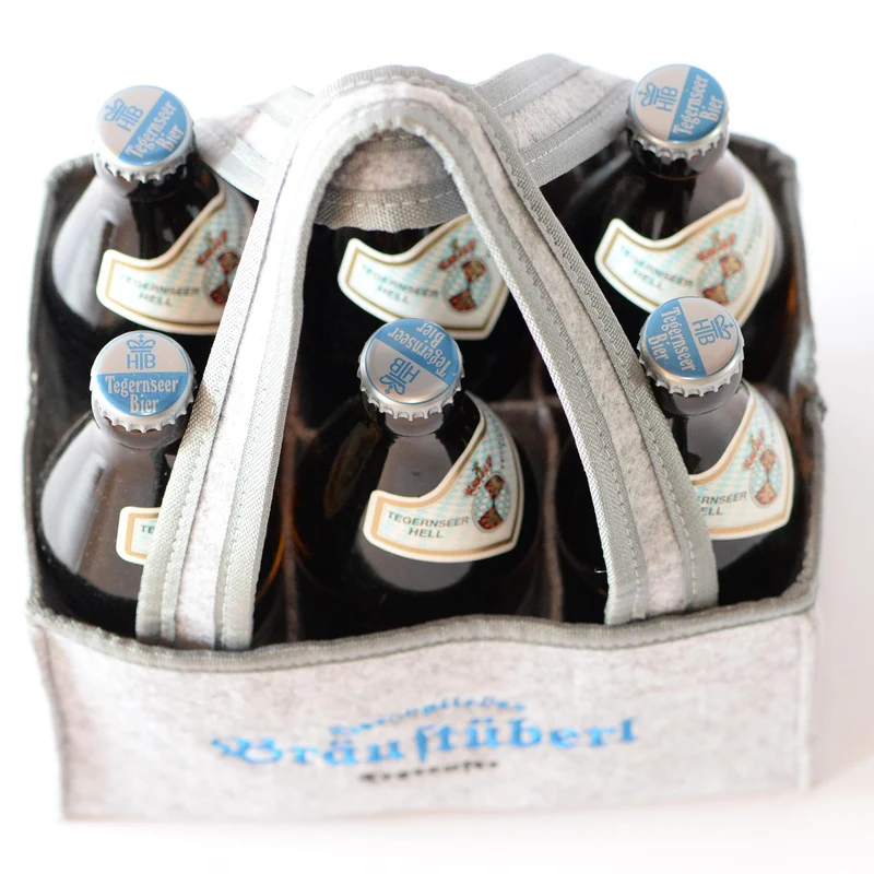 Filztasche "Bräustüberl" gestickt