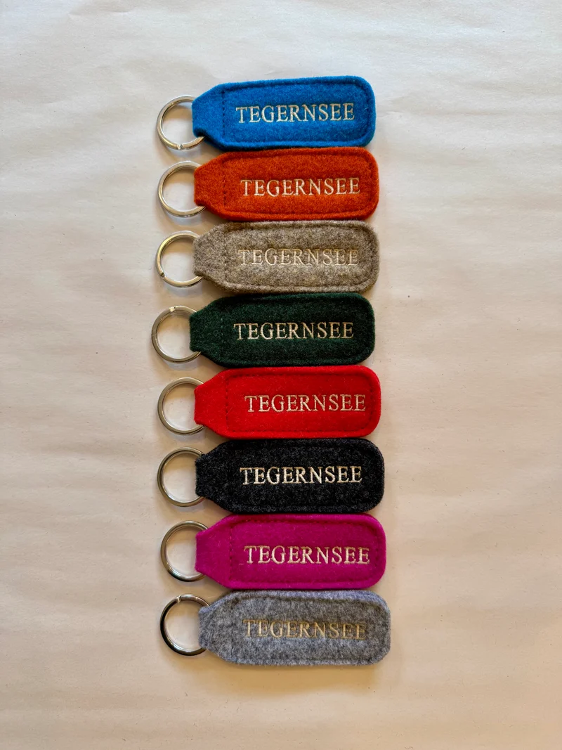 Filz Schlüsselanhänger "Tegernsee"