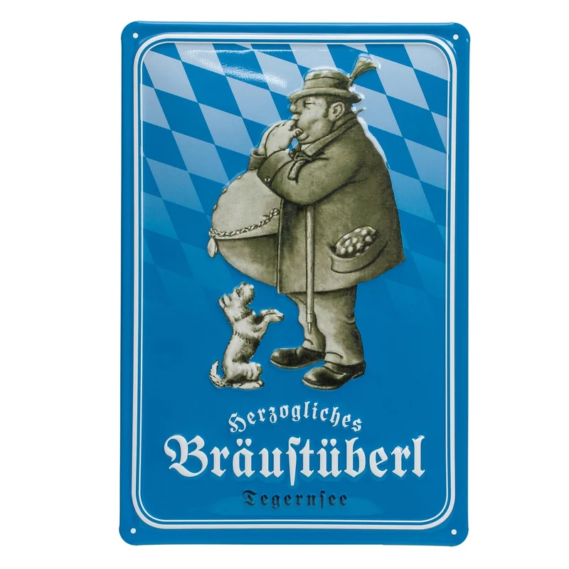 Blechschild Bräustüberl