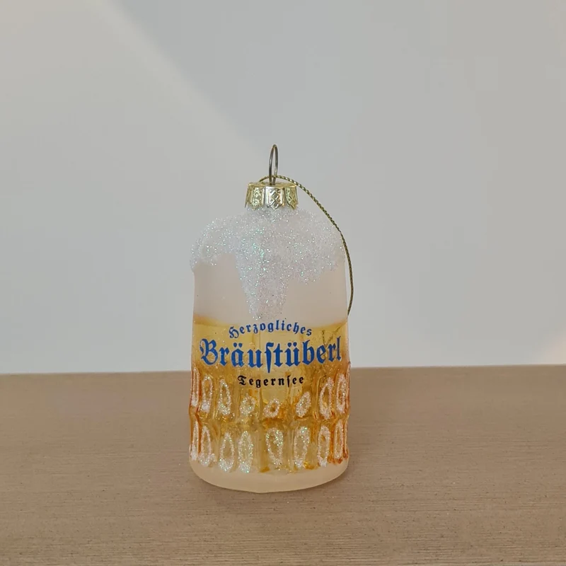 "Bierkrug" Weihnachtsanhänger