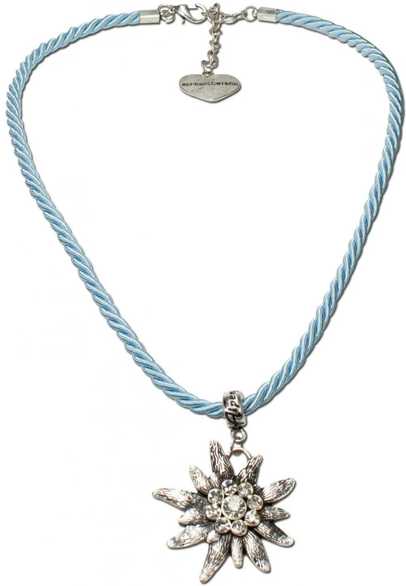 Trachtenkette Amelie hellblau