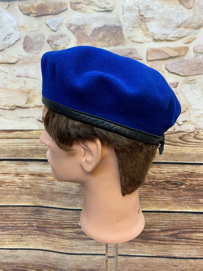 Vintage Uniform-Barett blau Gr. 59