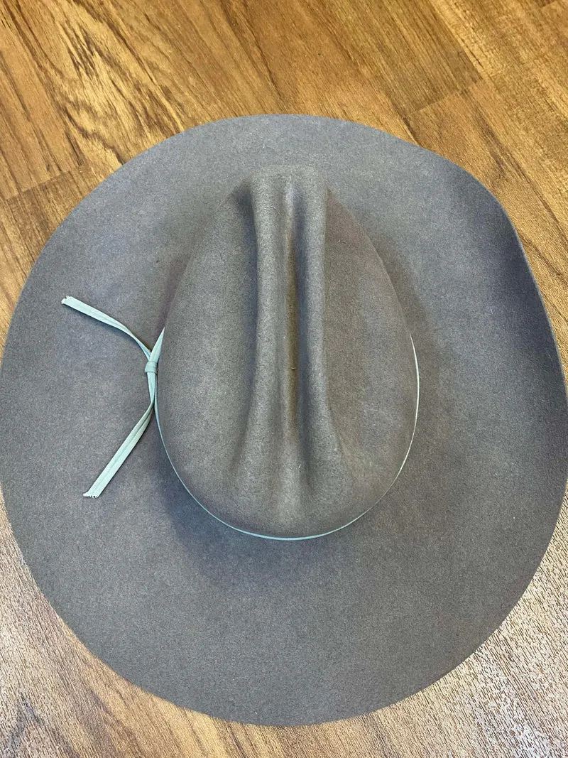 Grauer Vintage Westernhut Smithbilt Gr. 6 5/8