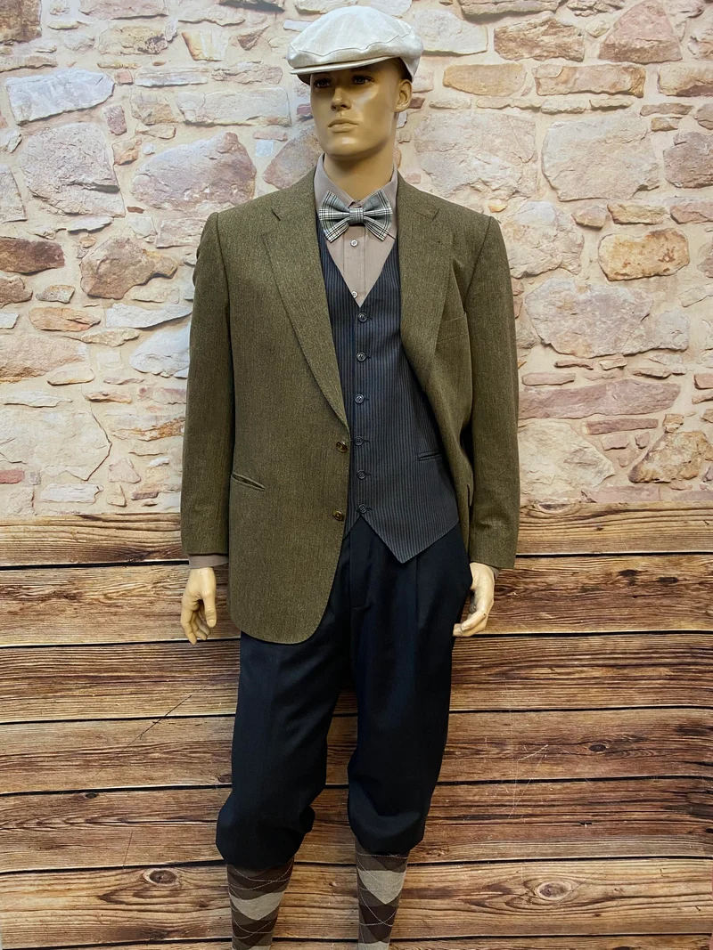 20er Jahre Oldtimer Outfit Herren Gr. 52/54