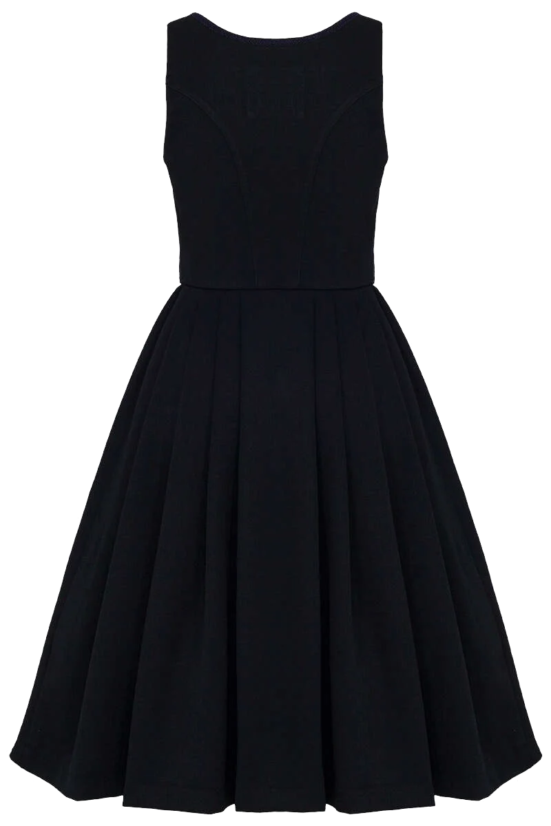 Dirndl Midi ohne Schürze - marine
