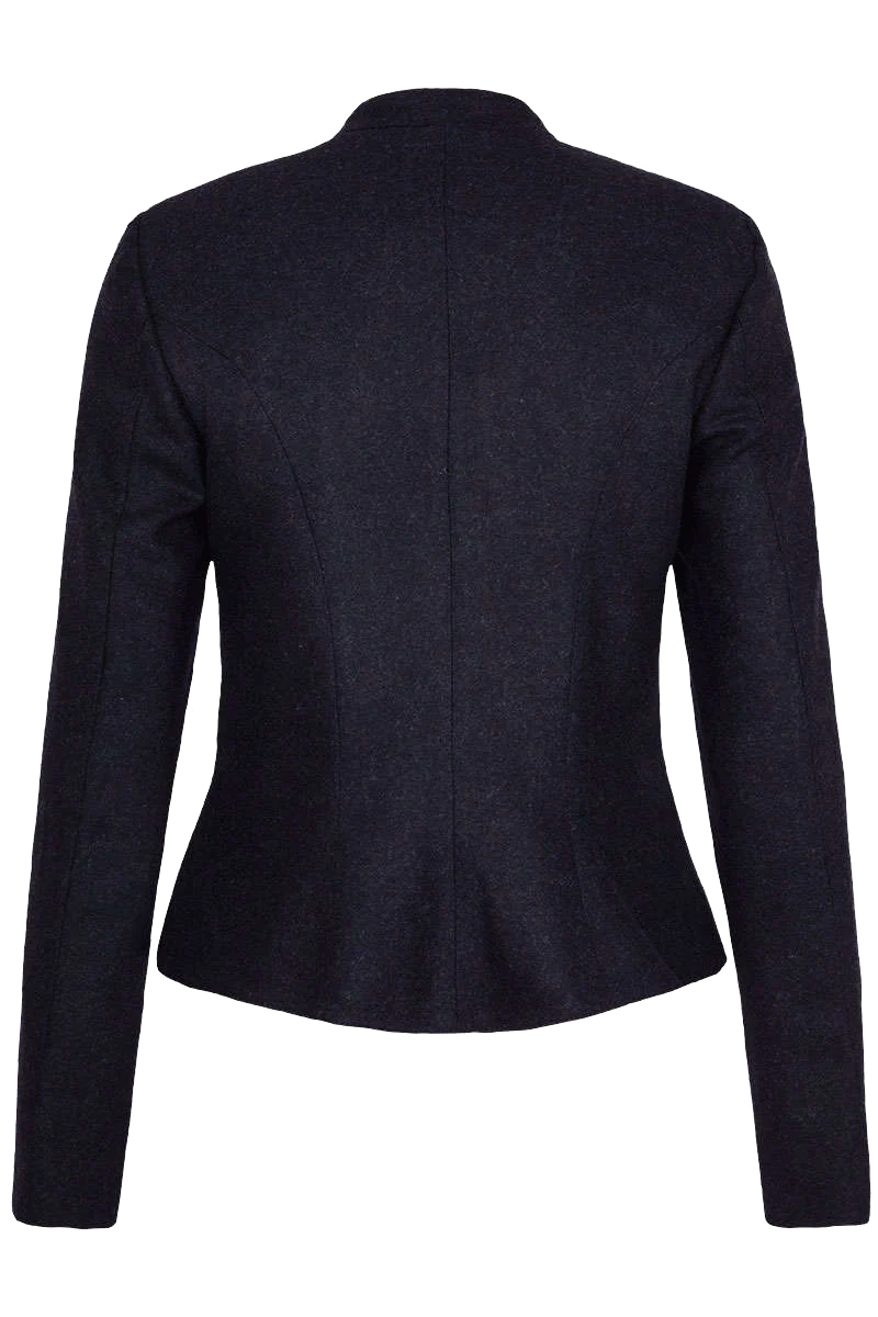 Damen Trachten Lodenblazer Stretch - dunkelblau