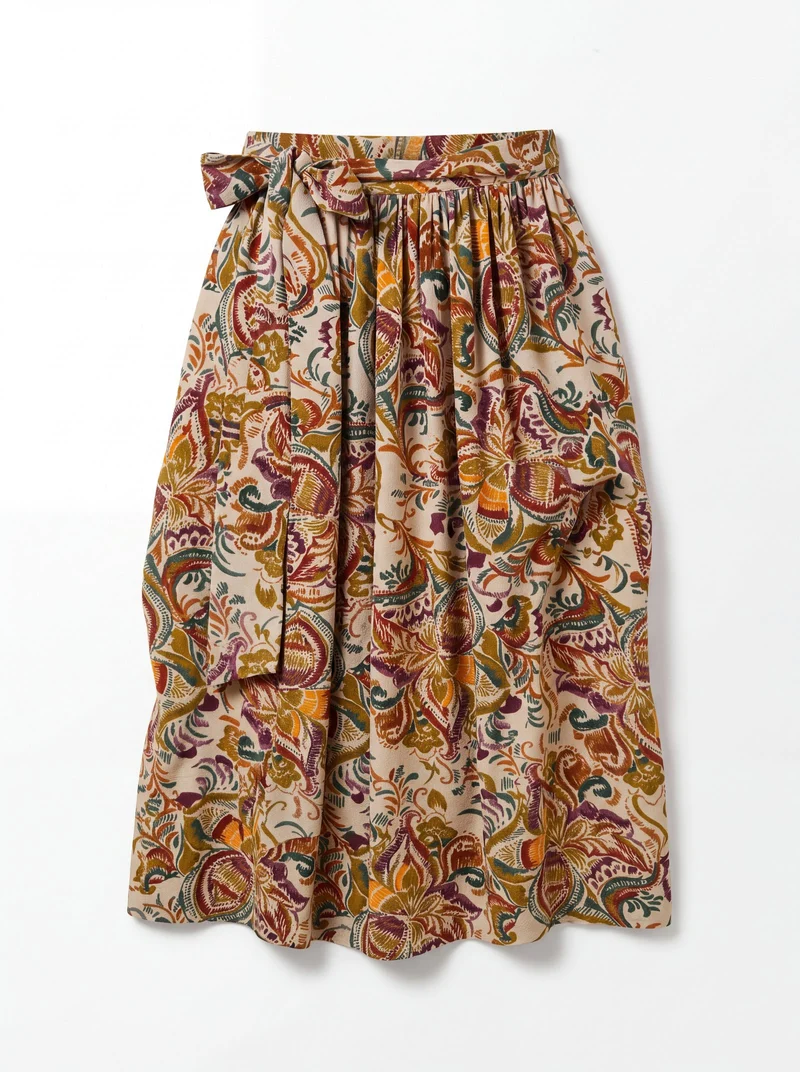 Florale Schürze Jacquard