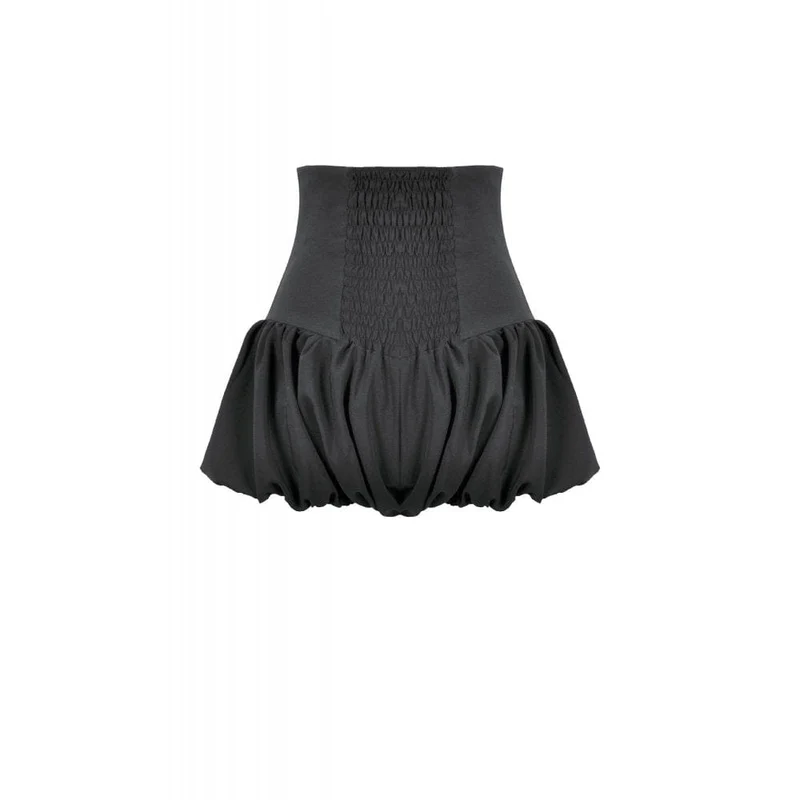 Punk-Shorts mit Ösen und Reißverschluss für Damen
