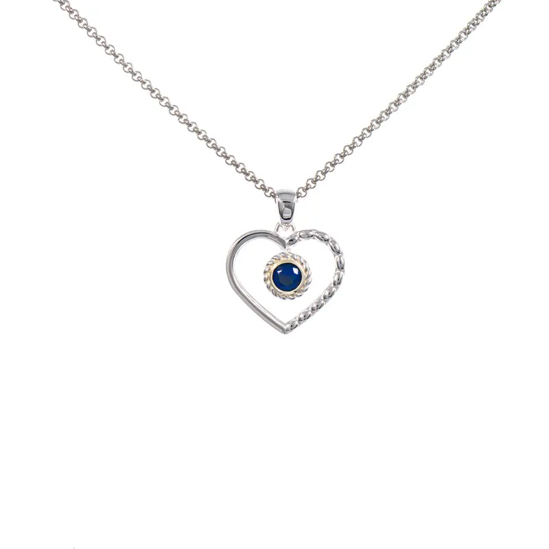 Anhänger mit Kette Herzig