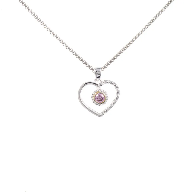 Anhänger mit Kette Herzig