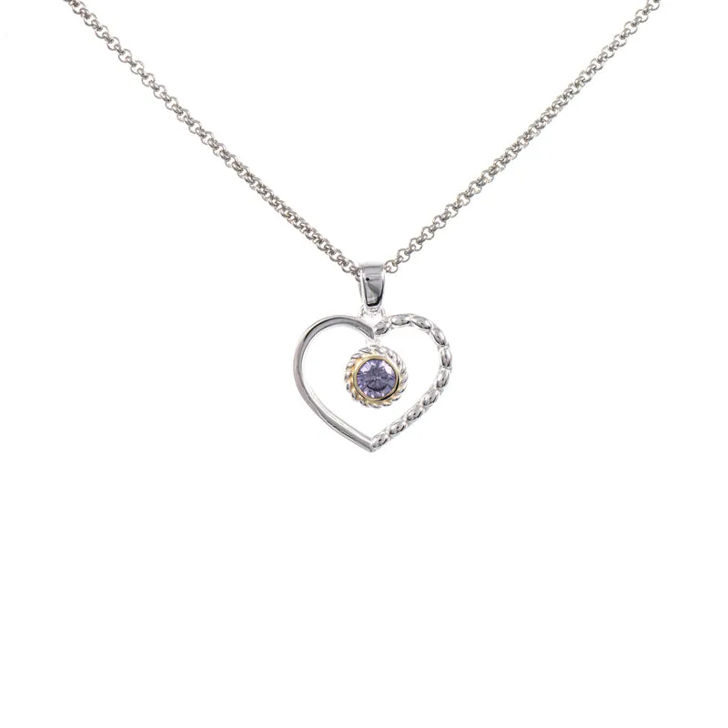 Anhänger mit Kette Herzig