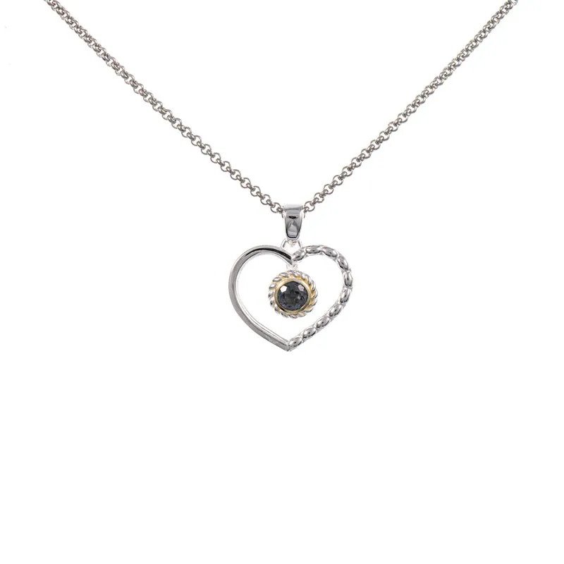 Anhänger mit Kette Herzig