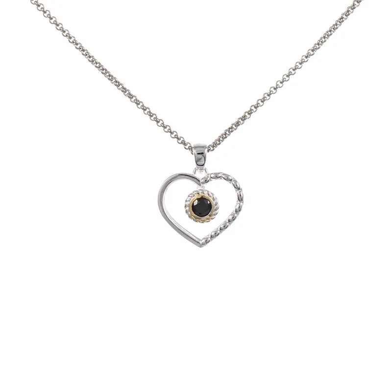 Anhänger mit Kette Herzig