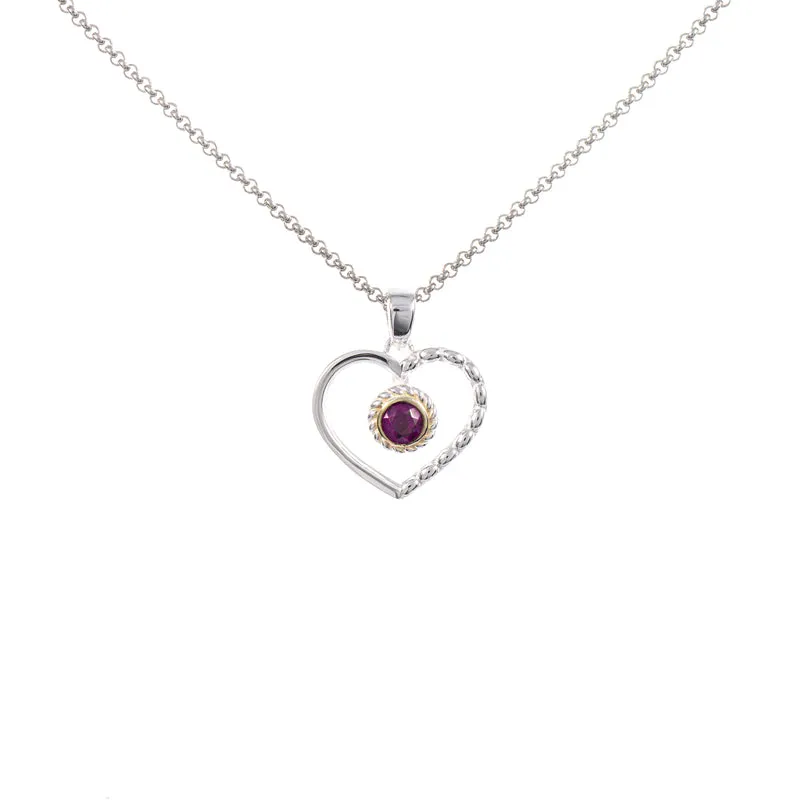 Anhänger mit Kette Herzig