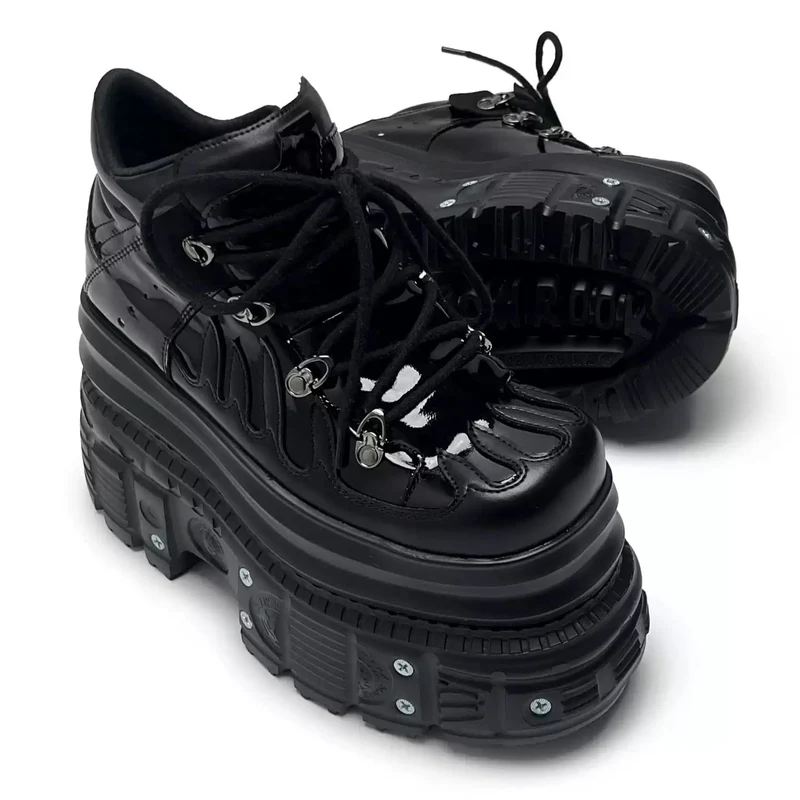 Gothic Multi Stack Chunky Plateau-Sneaker für Damen