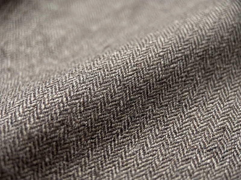 Button-down Hemd Fischgrat