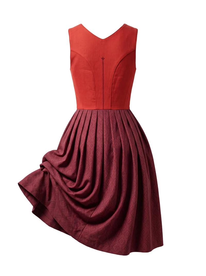 Dirndl mit Jacquardrock
