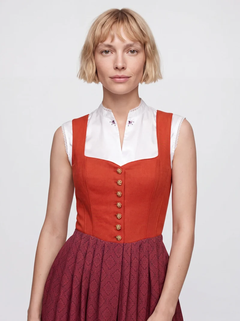 Dirndl mit Jacquardrock