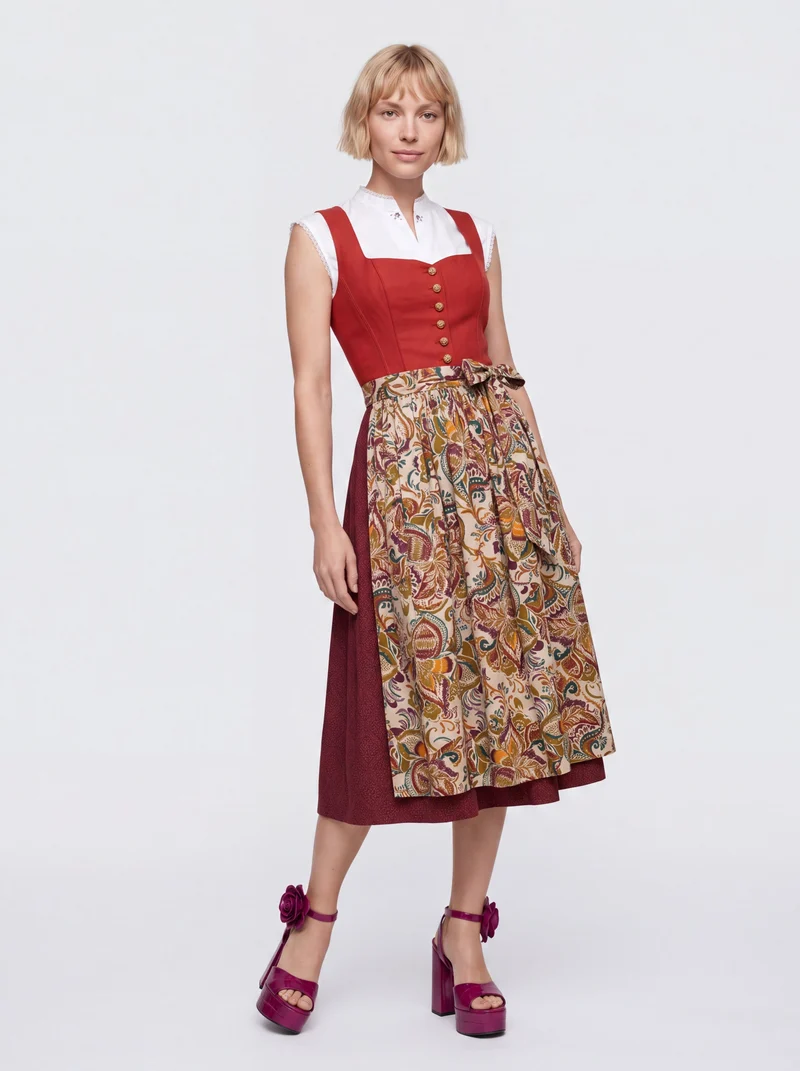 Dirndl mit Jacquardrock