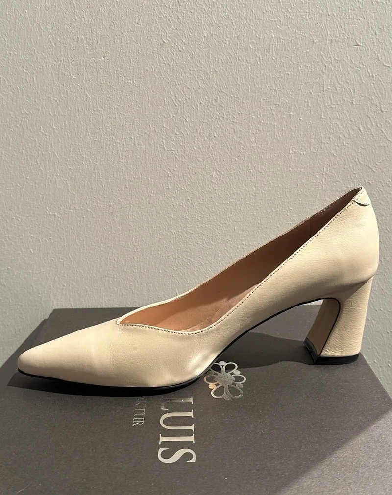 Trachten Dirndlschuh Pumps Hanna - Xaver Luis creme