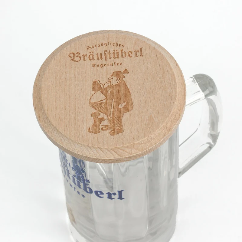 Holz Bier-Deckel "Buzi"