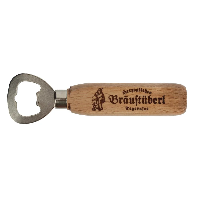 Flaschenöffner Bräustüberl Holz